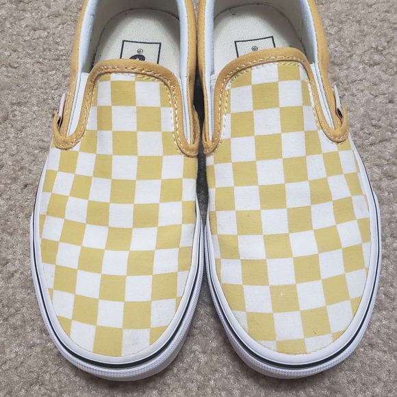 Vans Classic Slip-On checkerboard Aspen Gold - Picture 2 of 10